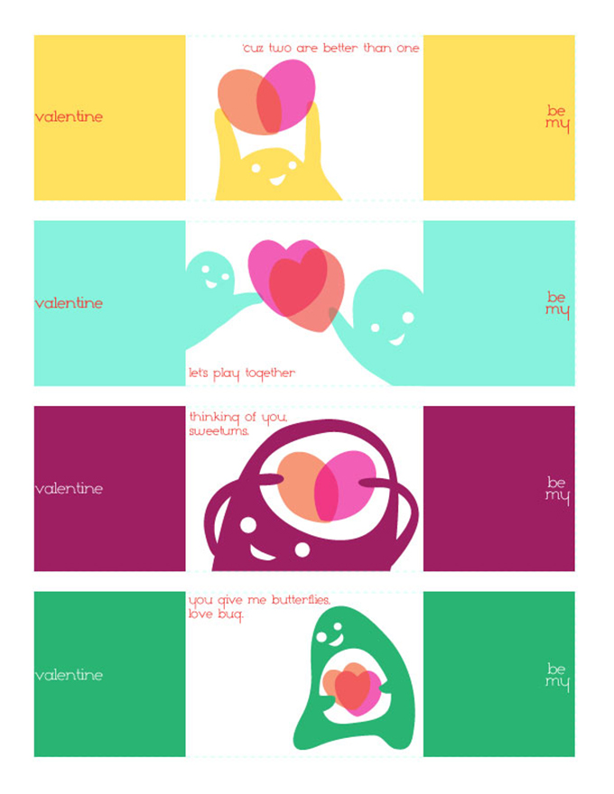 Valentine’s Monster Cards